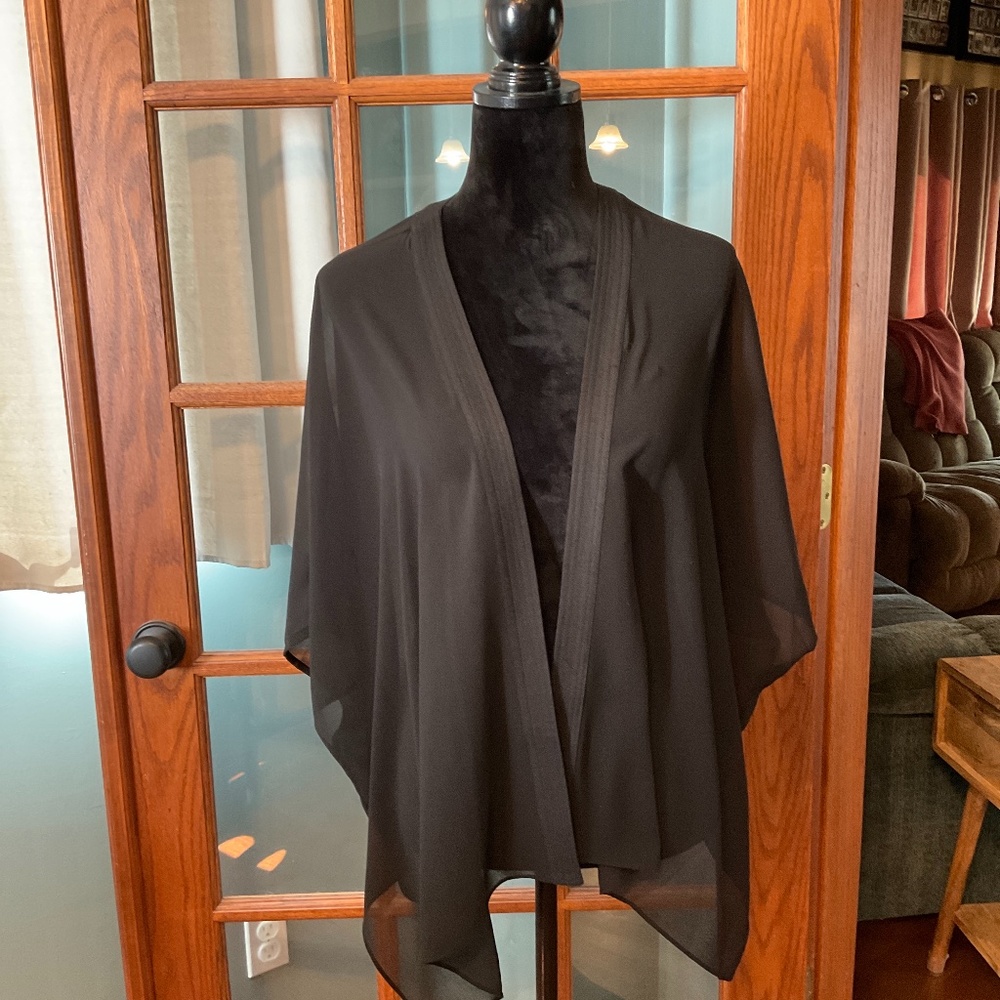 Black shear Shawl/wrap